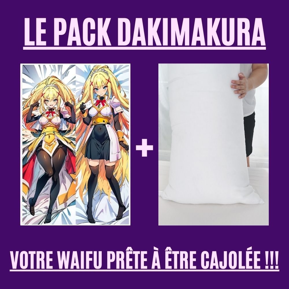 Pantimedias y armadura Dakimakura Darkness