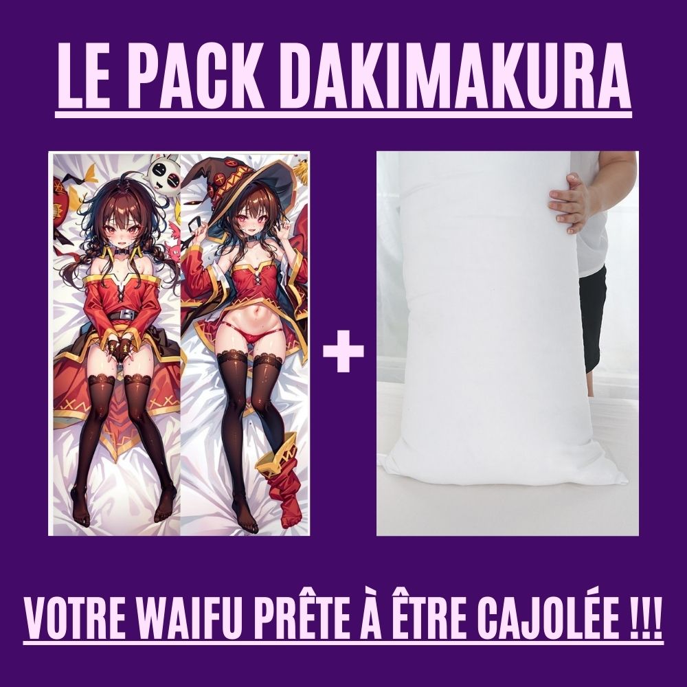 Dakimakura Megumin En Petite Culotte Rouge