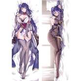 Dakimakura Raiden Shogun Allongée sur le côté Sans | WaifuParadise