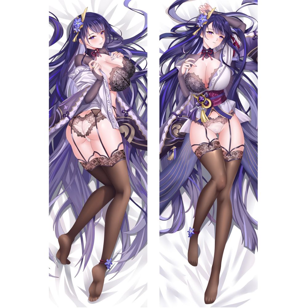 Dakimakura Raiden Shogun Version Erotique Sans | WaifuParadise