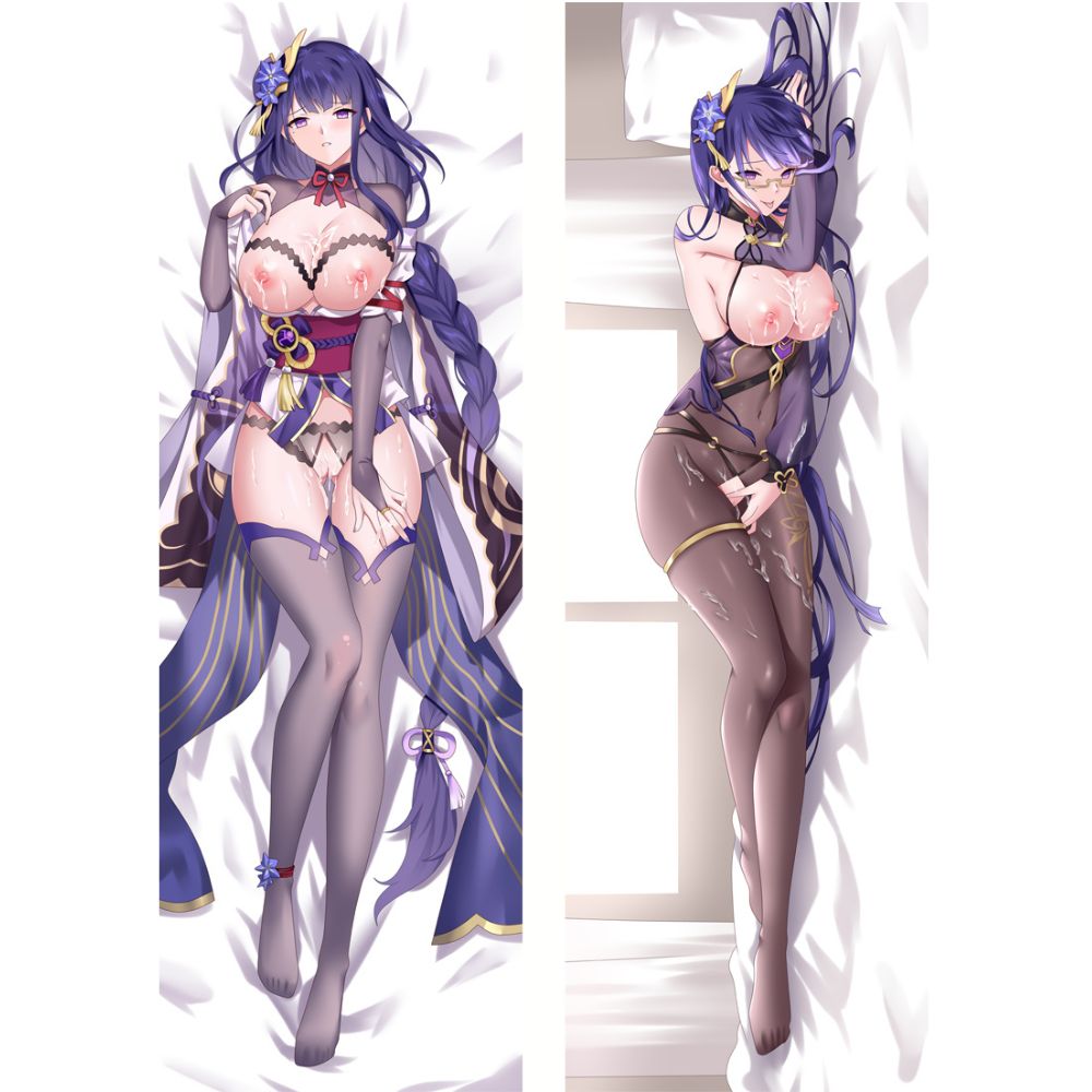 Dakimakura Raiden Shogun Lunettes Sans | WaifuParadise