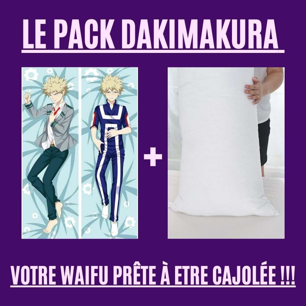 Dakimakura Bakugo Uniforme Avec | WaifuParadise