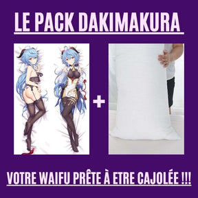 Dakimakura Ganyu Lingerie Sexy Avec | WaifuParadise