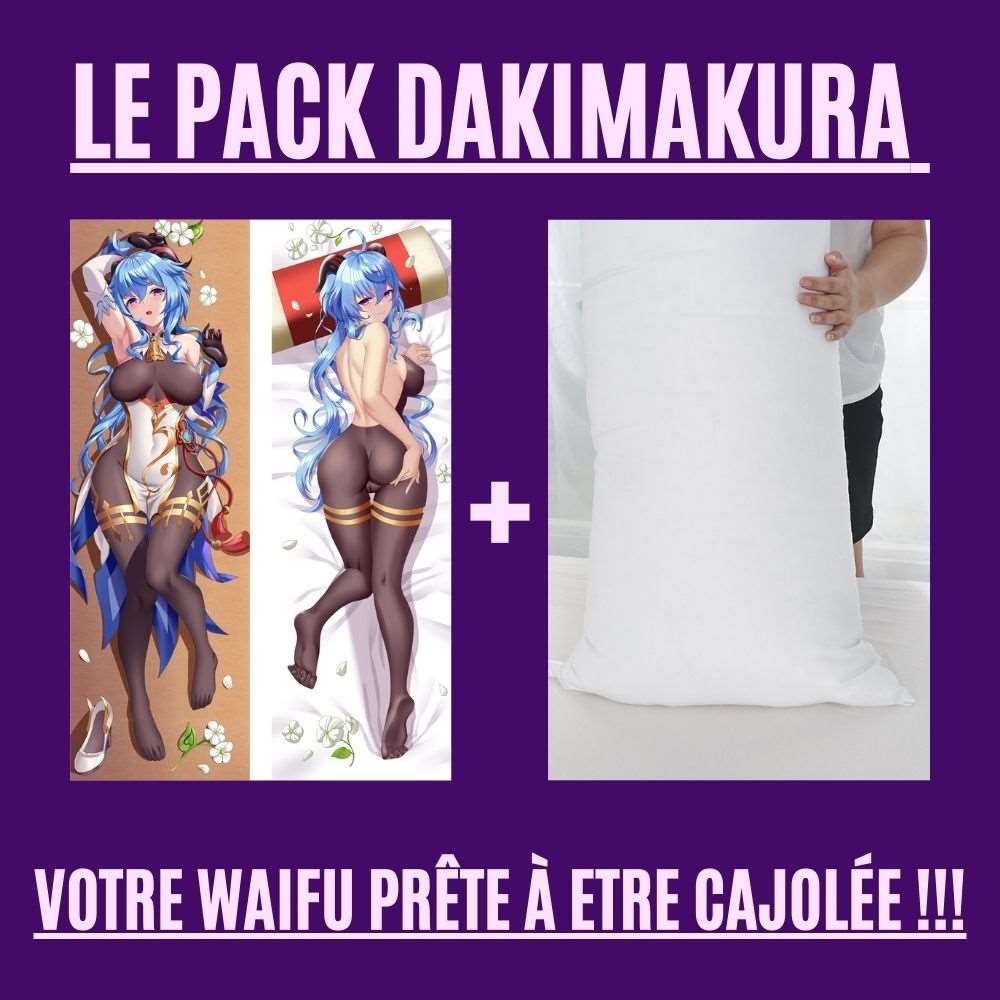 Dakimakura Ganyu Panthyose Avec | WaifuParadise