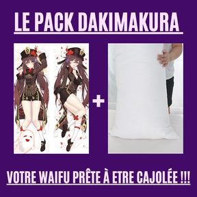 Hu Tao Body Pillow Avec | WaifuParadise