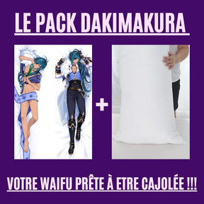 Dakimakura Kaeya Genshin Impact Cache Oeil Avec | WaifuParadise