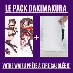 Dakimakura Megumin Uniforme & NekoGirl Avec | WaifuParadise