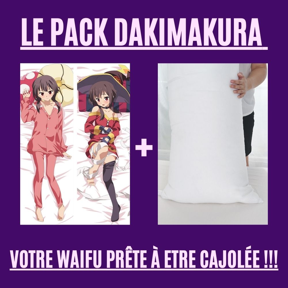 Dakimakura Megumin Uniforme & Pyjama Avec | WaifuParadise