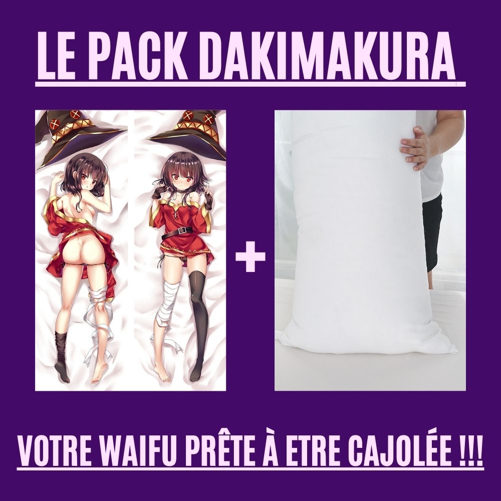 Dakimakura Megumin Semi-Nue Avec | WaifuParadise