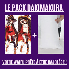 Dakimakura Megumin Uniforme Déchiré Avec | WaifuParadise