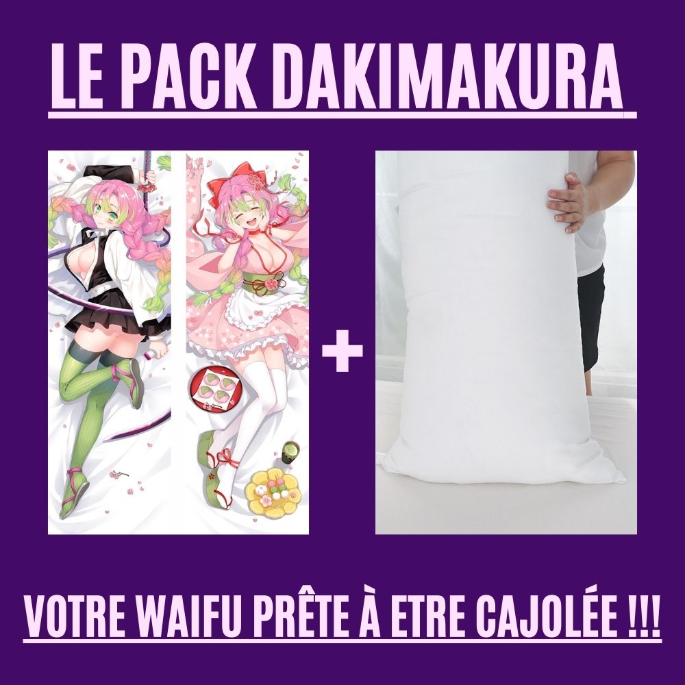 Dakimakura Mitsuri Uniforme Mariage Sexy Demon Slayer Rose Avec | WaifuParadise