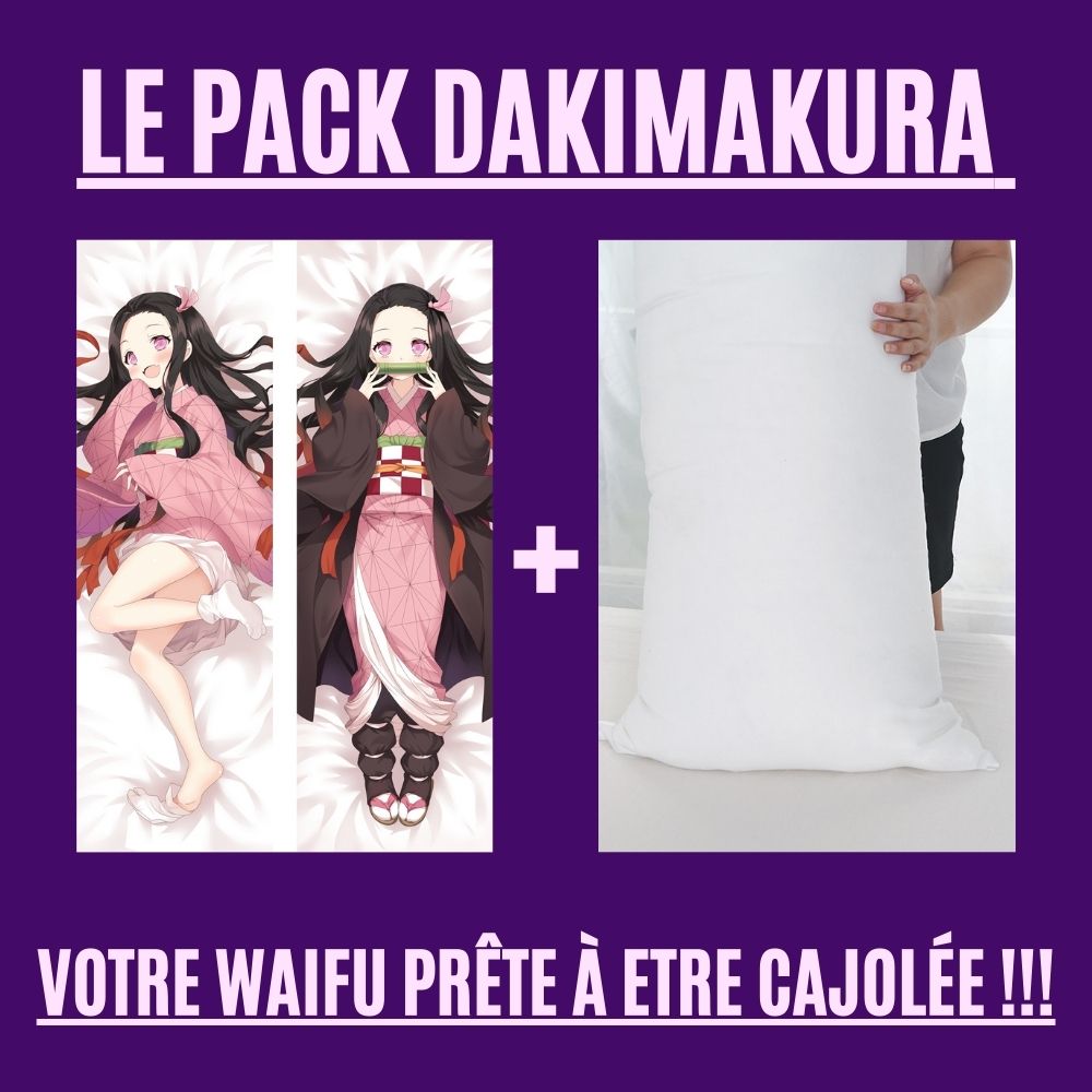 Dakimakura Nezuko Smug Face Demon Slayer Avec | WaifuParadise