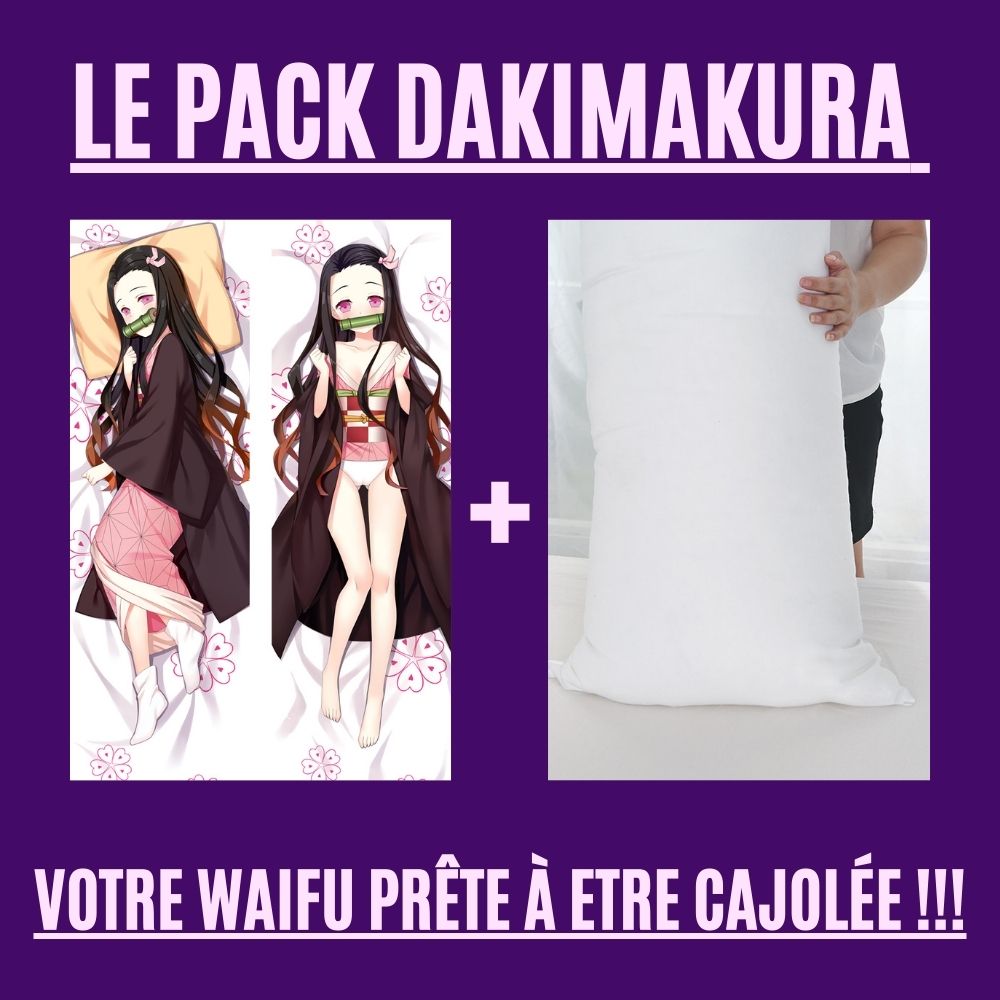 Dakimakura Nezuko Petite Culotte Demon Slayer Avec | WaifuParadise