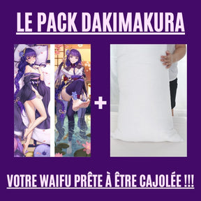 Dakimakura Raiden Shogun Pied Mouillé Avec | WaifuParadise