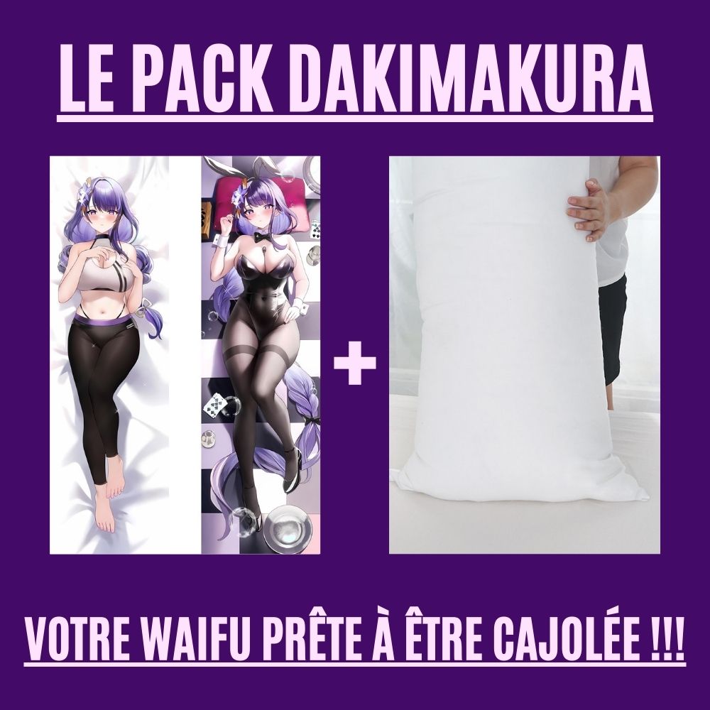 Dakimakura Raiden Shogun Bunny Girl Avec | WaifuParadise