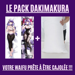 Dakimakura Raiden Shogun Bunny Girl Avec | WaifuParadise