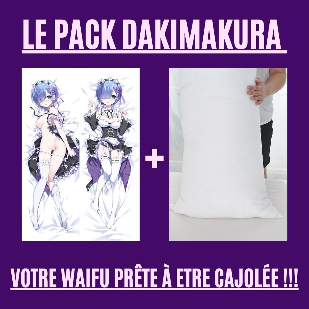 Dakimakura Rem Maid Sexy Et Semi Nue Avec | WaifuParadise