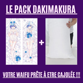 Dakimakura Rem en robe de mariée Avec | WaifuParadise