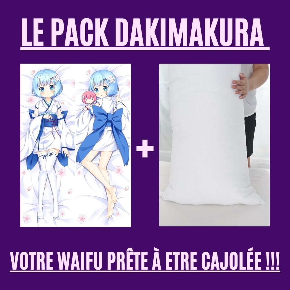 Dakimakura Rem en loli avec un Yukata Avec | WaifuParadise