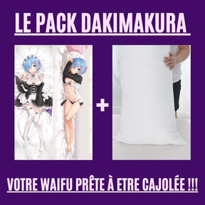 Dakimakura Rem en maid avec le gilet de Subaru Avec | WaifuParadise