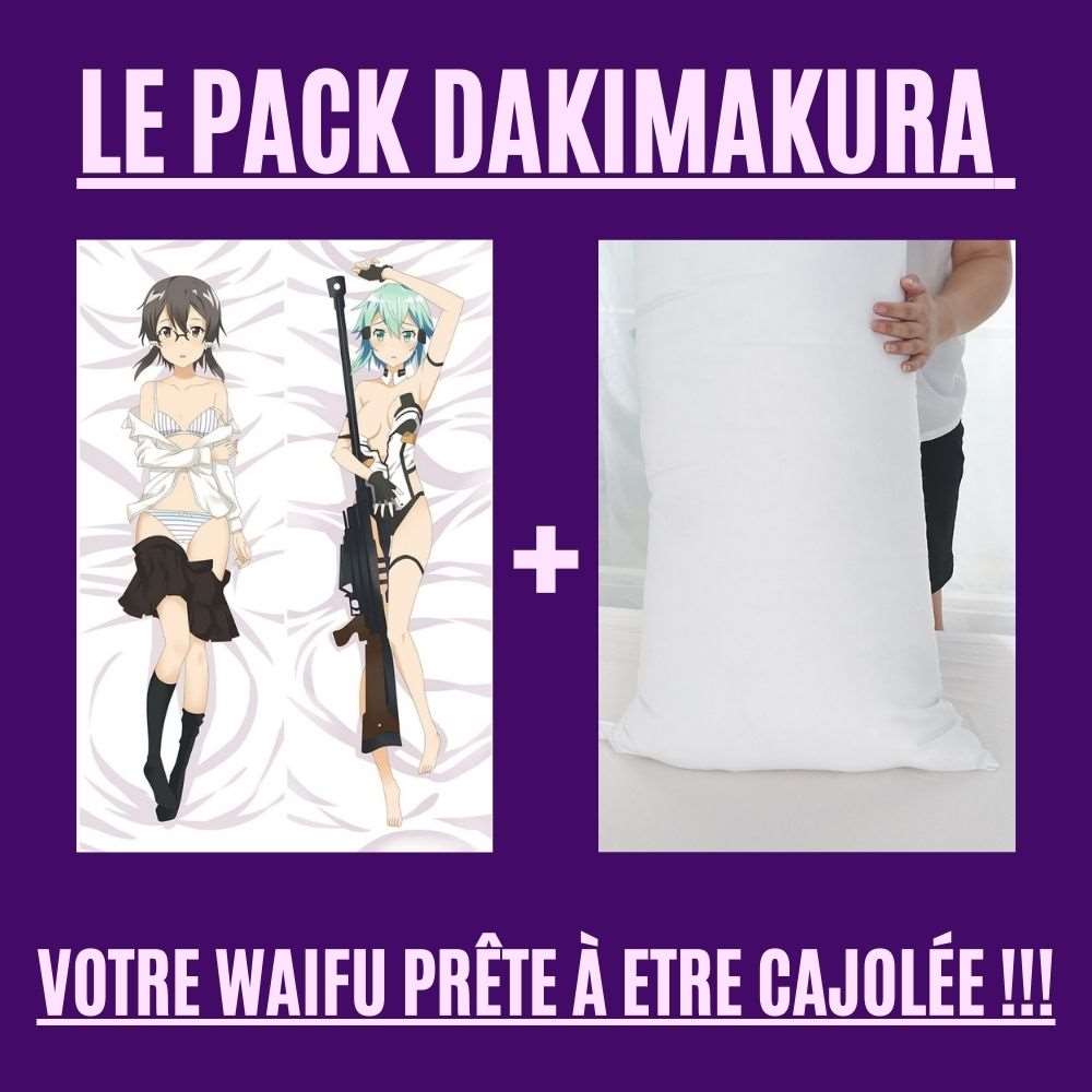 Dakimakura Asada Shino Et Avatar GGO Avec | WaifuParadise