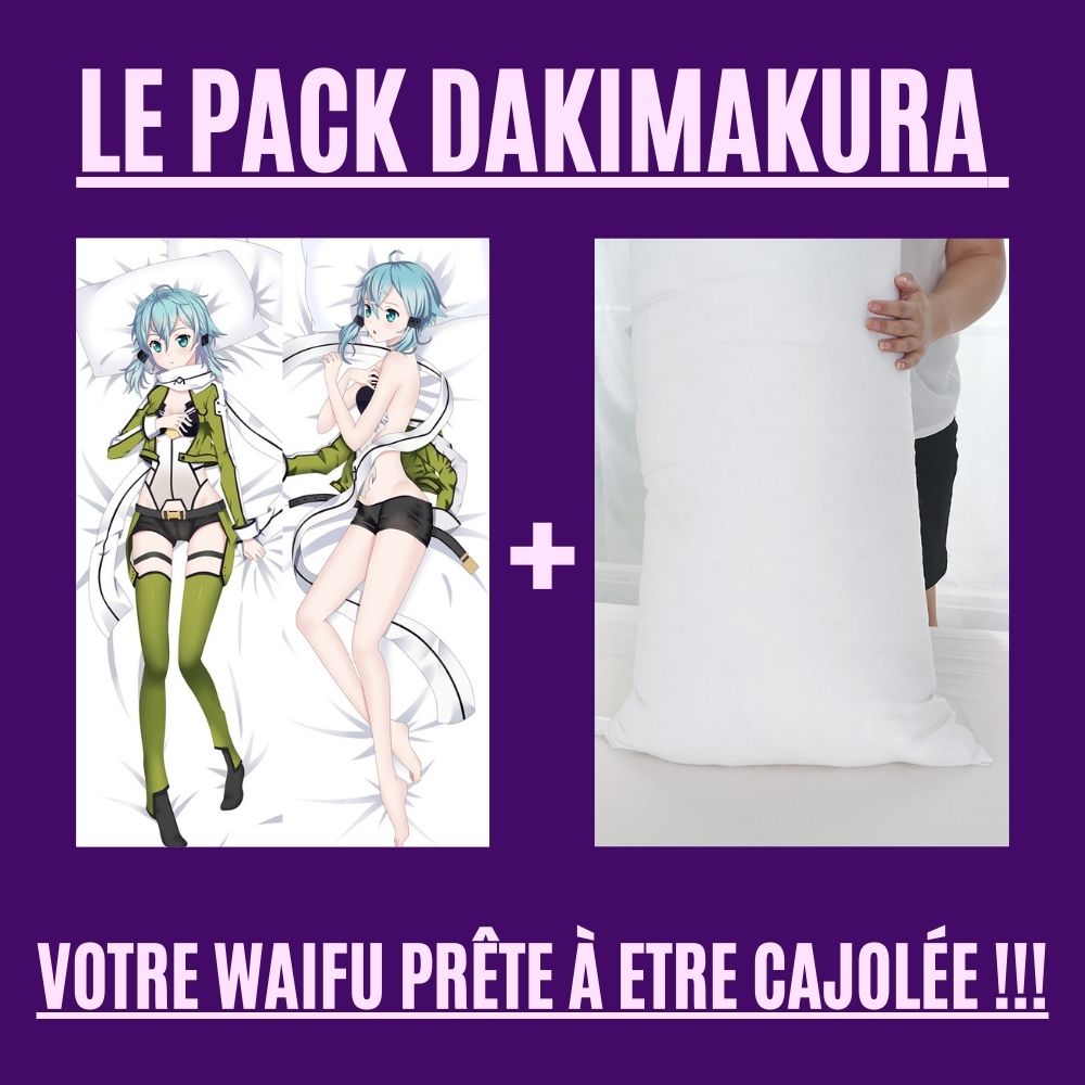 Dakimakura Sinon Pyjama Avec | WaifuParadise