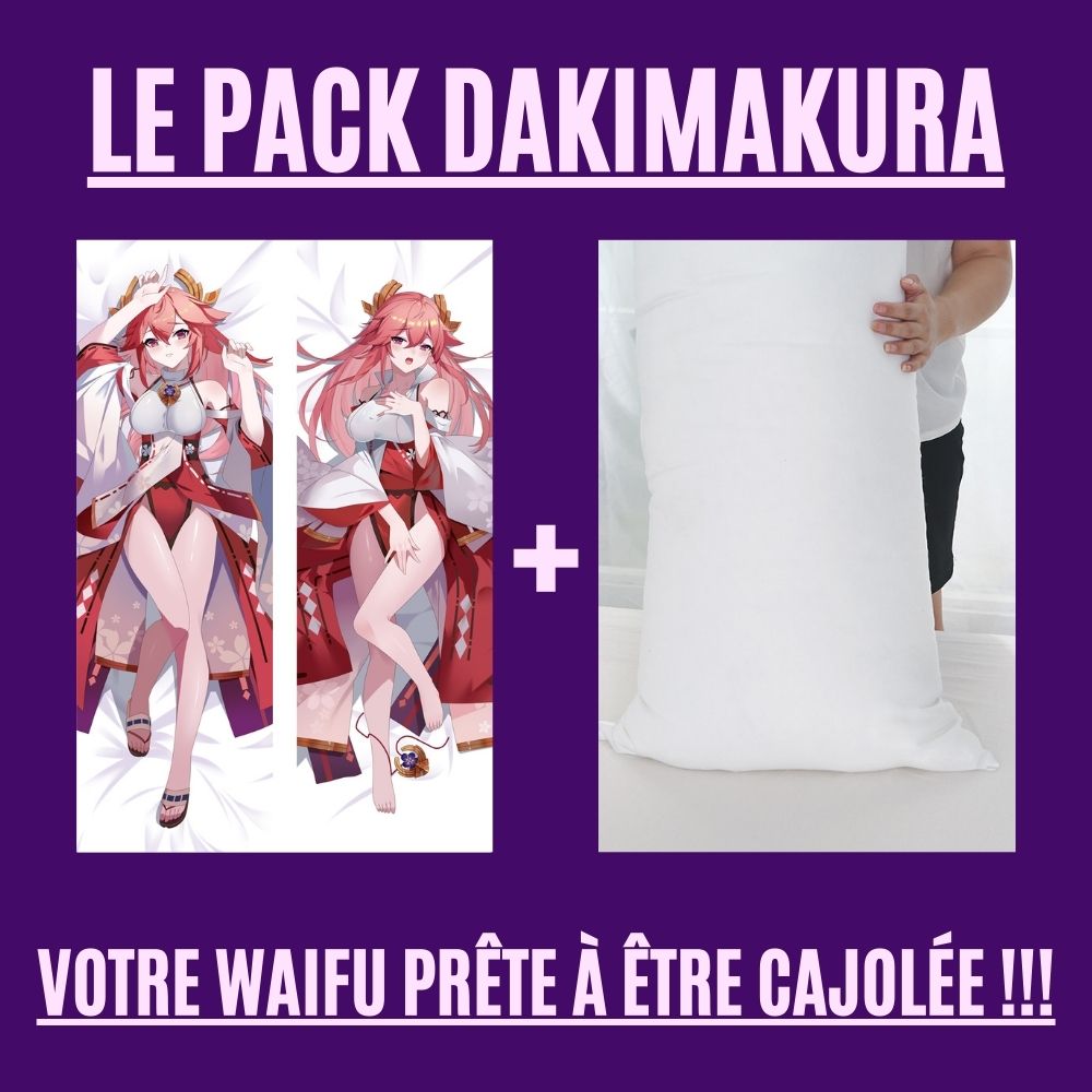 Dakimakura Yae Miko Gênée Avec | WaifuParadise