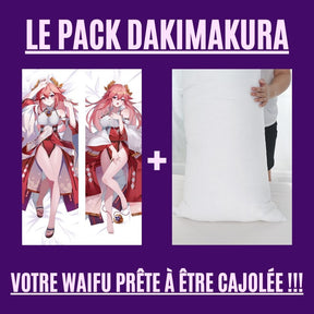 Dakimakura Yae Miko Gênée Avec | WaifuParadise