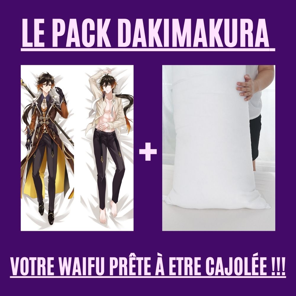 Dakimakura Zhongli Pose Sexy Avec | WaifuParadise