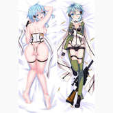 Dakimakura Sinon Uniforme Et Nue Sans | WaifuParadise