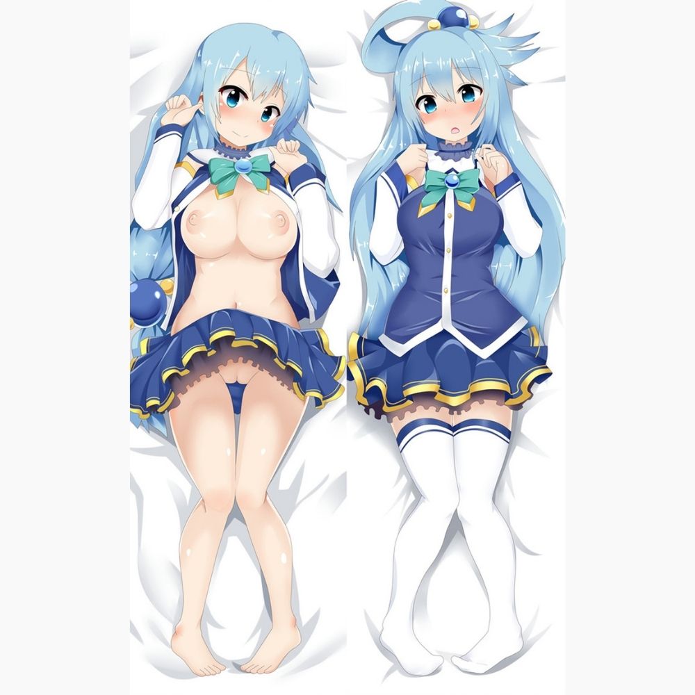 Dakimakura Aqua Uniforme Semi-Nue Sans | WaifuParadise