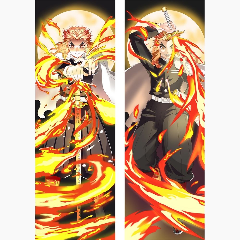 Dakimakura Kyojuro Rengoku Demon Slayer Sans | WaifuParadise