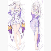 Dakimakura Emilia en uniforme et en pyjama Sans | WaifuParadise