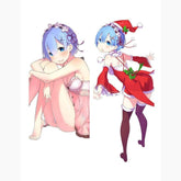 Dakimakura Rem en nuisette sexy et mère Noël Sans | WaifuParadise