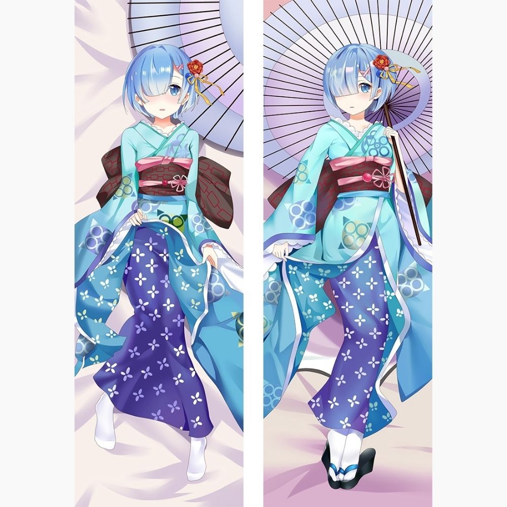 Dakimakura Rem en yukata Sans | WaifuParadise