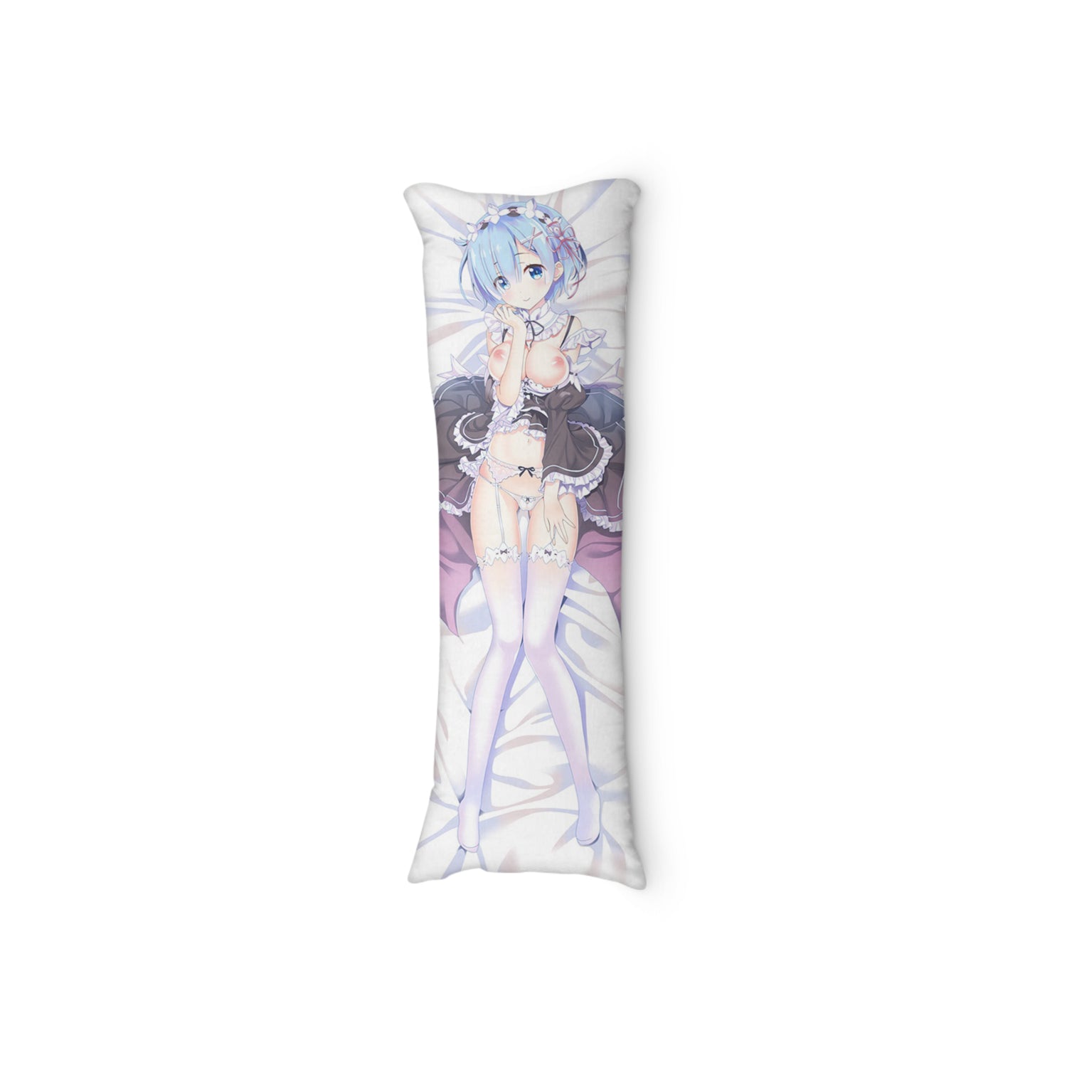 Dakimakura Rem en tenue de maid lewd | WaifuParadise