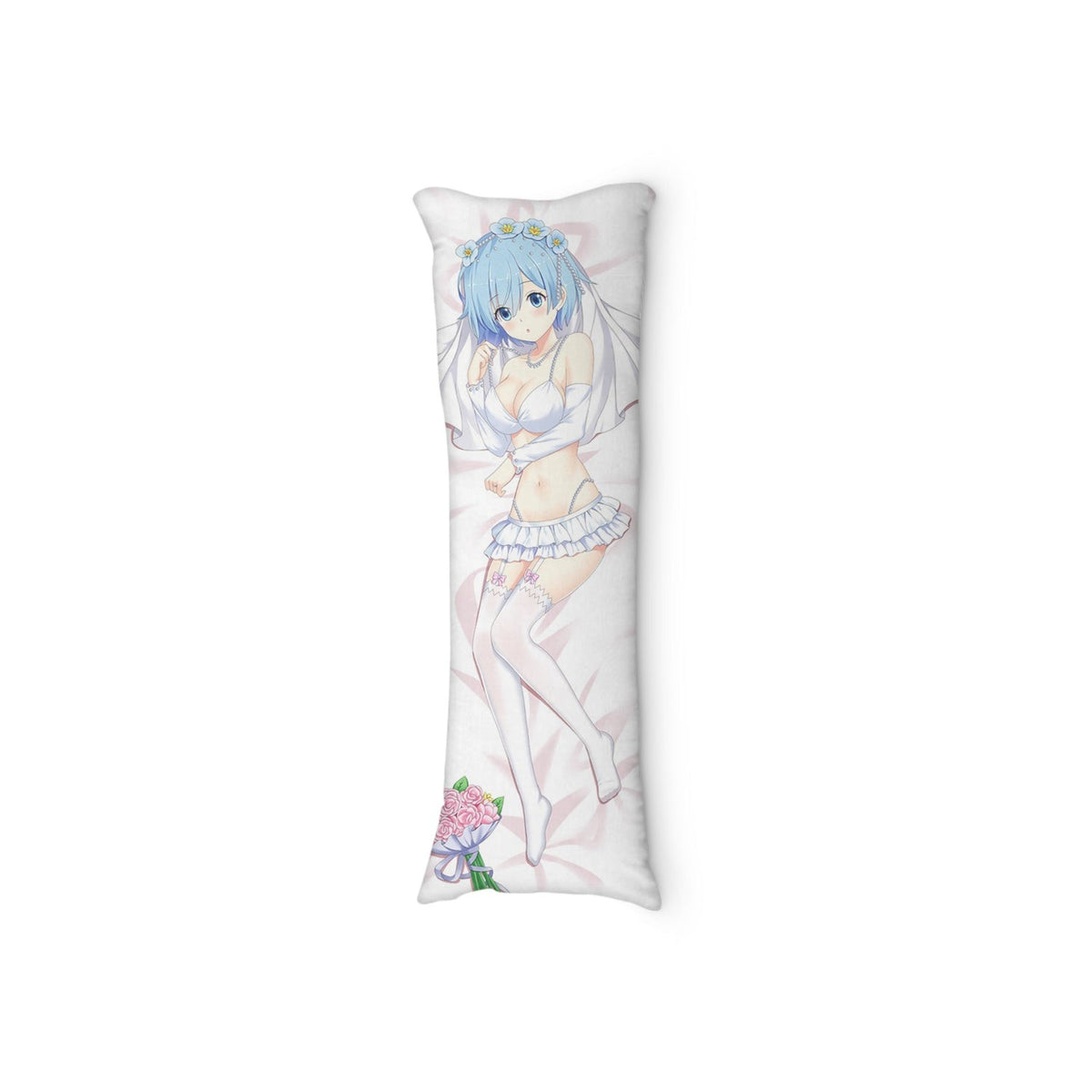 Dakimakura Rem en robe de mariage simple | WaifuParadise