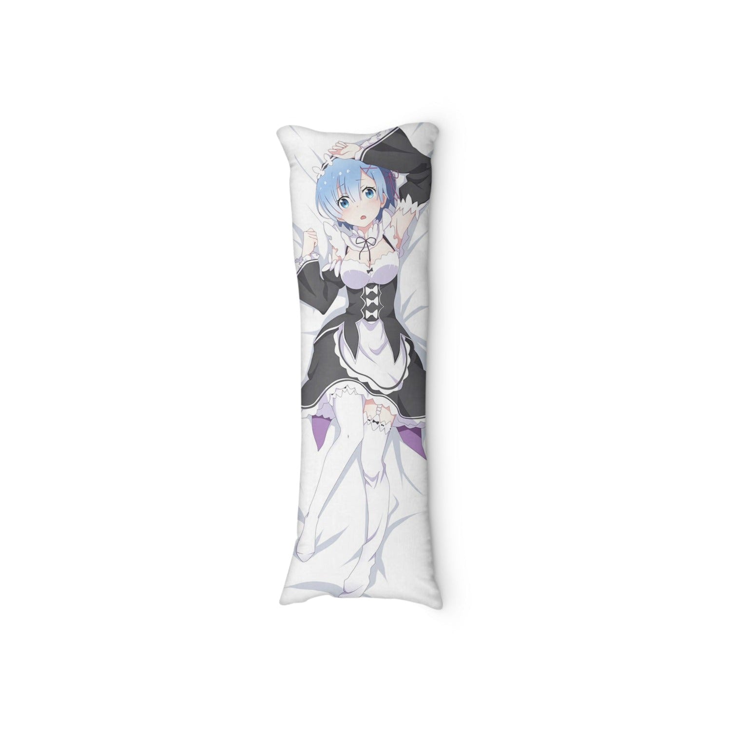 Dakimakura Rem dans sa tenue de maid et en pyjama | WaifuParadise