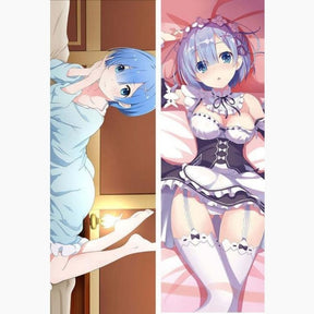 Dakimakura Rem Uniforme Simple & Pyjama Ample Sans | WaifuParadise