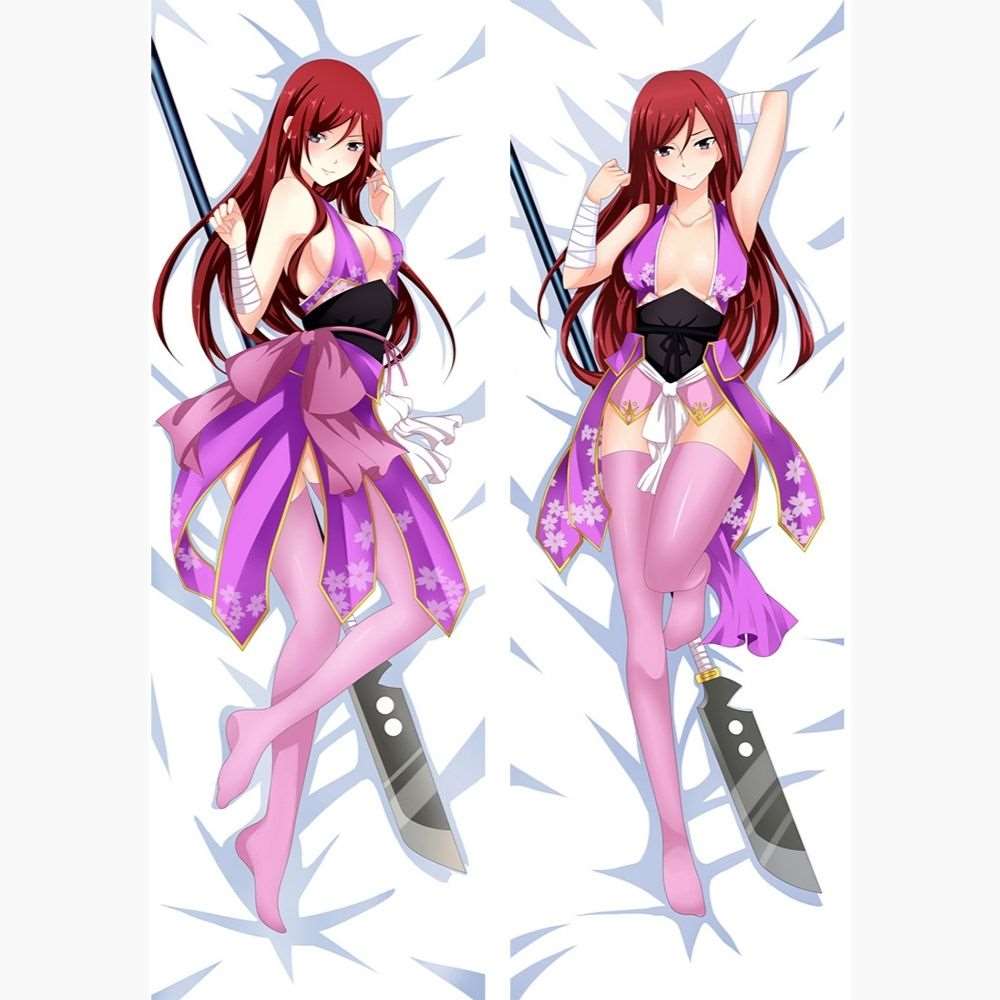 Dakimakura Fairy Tail Erza Scarlet Combat | WaifuParadise