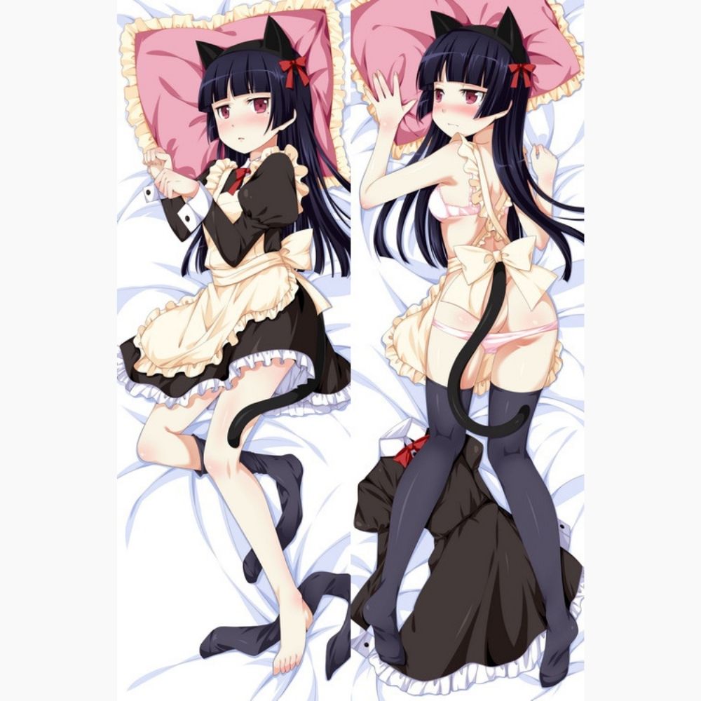 Dakimakura Ruri Kuroneko Maid Cafe | WaifuParadise