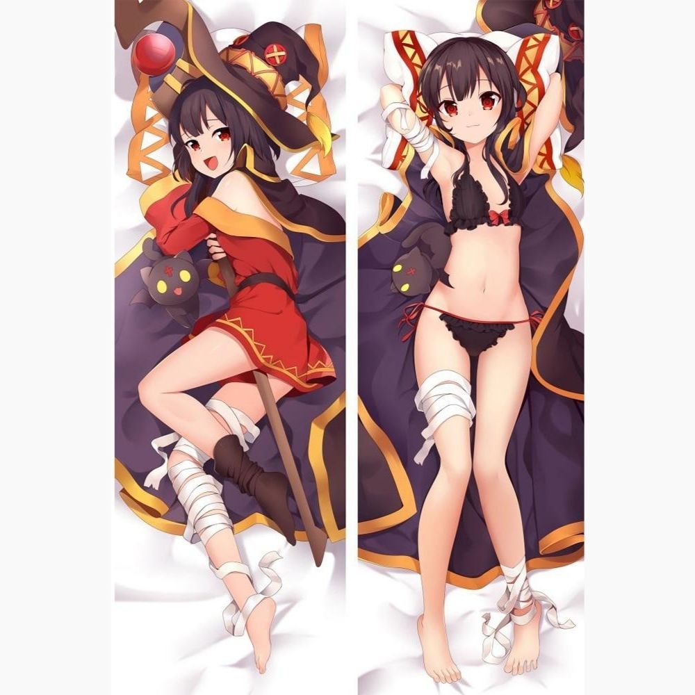 Dakimakura Megumin Uniforme & Sous Vêtements Sans | WaifuParadise